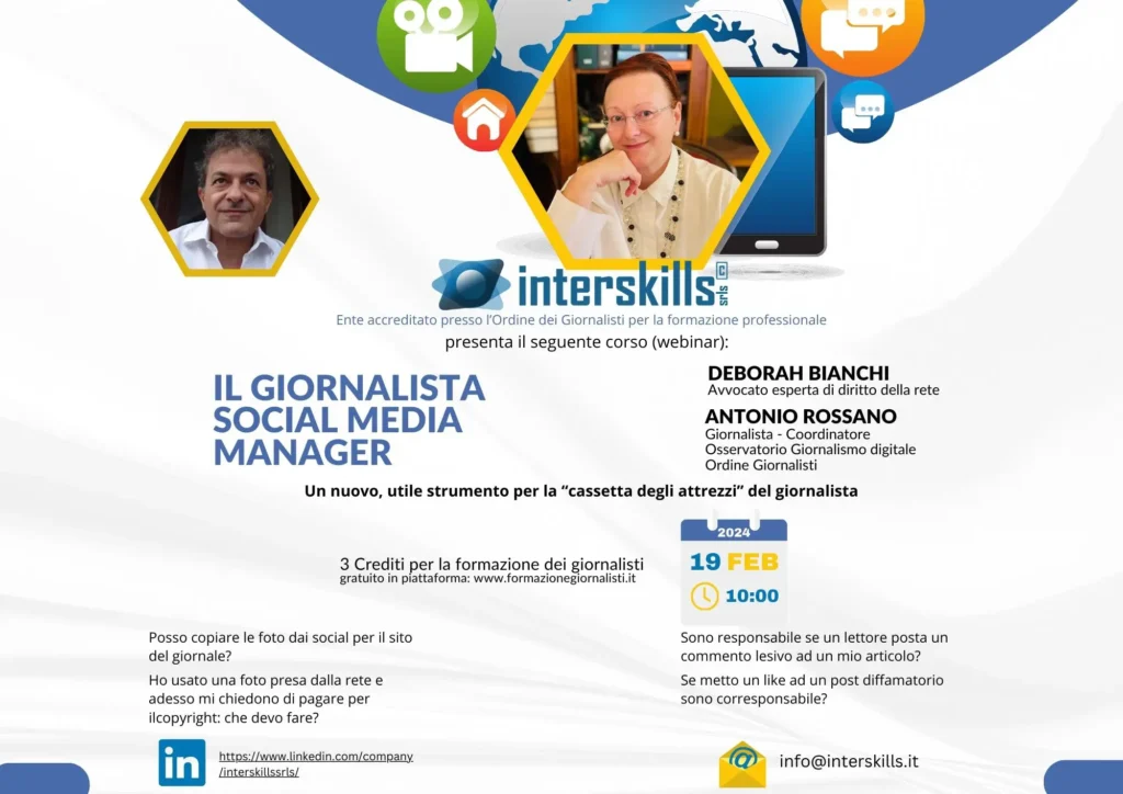Il Giornalista Social Media Manager